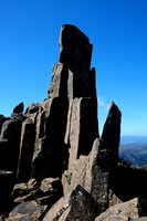 Dolerite pillars near the summit of Cradle Mountain, Cradle Mountain-Lake St. Clair National Park