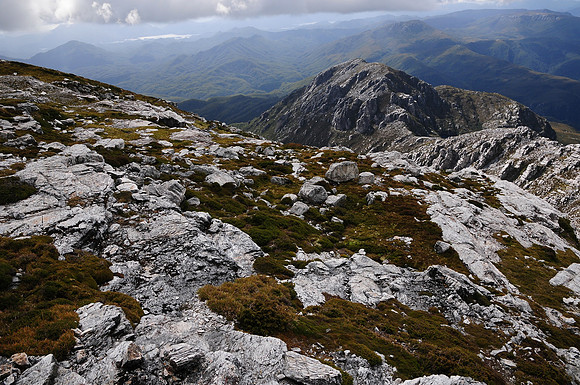 Lion's Head and North Col from Frenchman's Cap, Franklin-Gordon Wild Rivers National Park