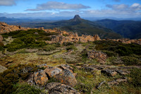 Barn Bluff from the summit of Cradle Mountain, Cradle Mountain-Lake St. Clair National Park