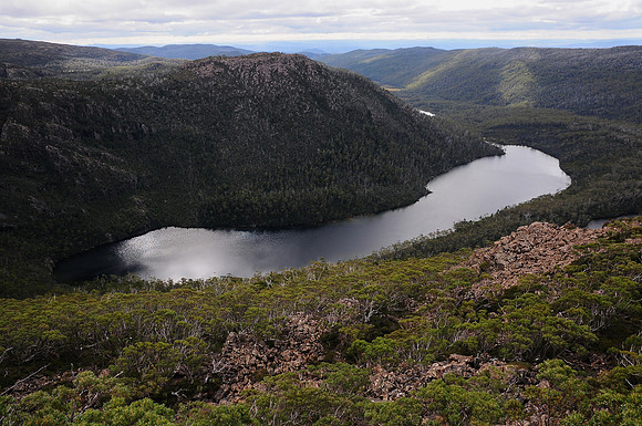 Lake Seal from the Lake Seal Lookout, Mount Field National Park