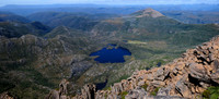 Lake Rodway and Mount Emmett from the summit of Cradle Mountain, Cradle Mountain-Lake St. Clair National Park