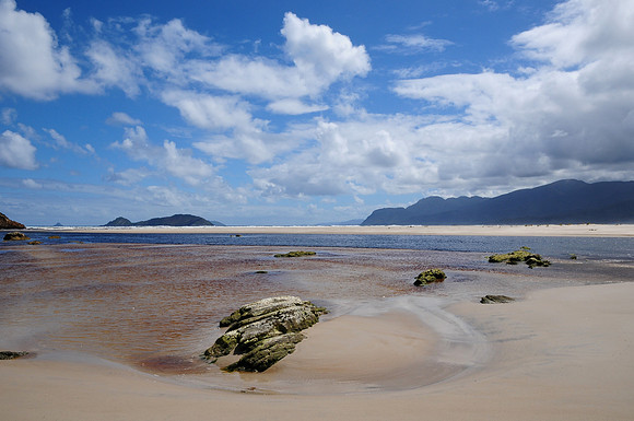 New River Lagoon and Prion Beach, South Coast Track, Southwest National Park