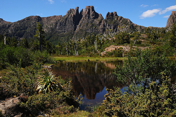 Mount Geryon from The Pool of Memories, The Labyrinth, Cradle Mountain-Lake St. Clair National Park