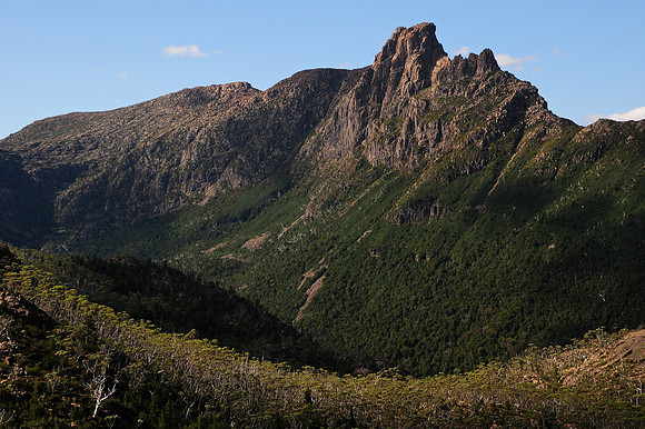 Mount Geryon from the entrance to The Labyrinth, Cradle Mountain-Lake St. Clair National Park
