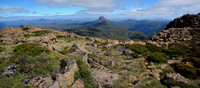 Barn Bluff from the summit of Cradle Mountain, Cradle Mountain-Lake St. Clair National Park