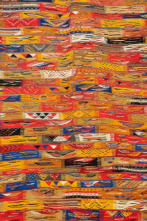 Carpets for sale in the souks, Marrakech