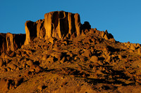 Sunset on Tassigdelt from Igli, Jebel Sahro