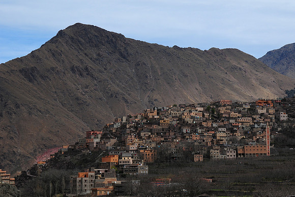 The village of Armd in the Western High Atlas Mountains
