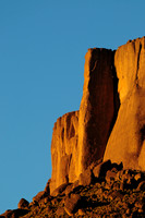 Sunset on Tassigdelt from Igli, Jebel Sahro