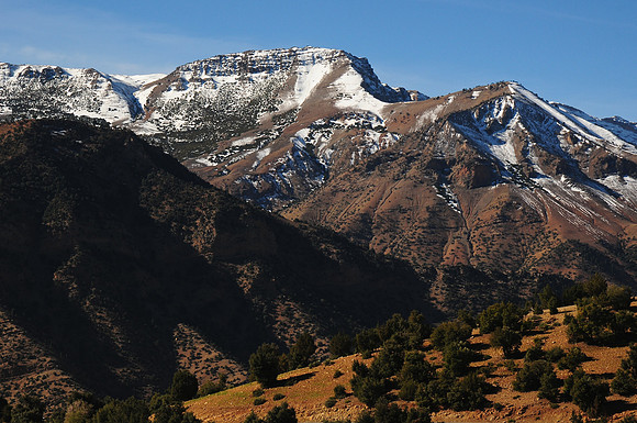 Along the road to Agouti in the Central High Atlas Mountains