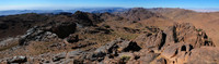 Looking southwest from the summit of Kouaouch, Jebel Sahro