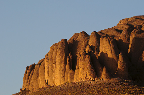 Sunset west of Bab n'Ali, Jebel Sahro
