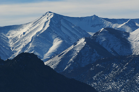 M'Goun in the Central High Atlas Mountains, seen from the north