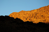 Sunset from Tizi n'Ouarg, Jebel Sahro