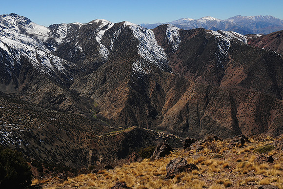 Looking west from Tasserimoute in the Western High Atlas Mountains