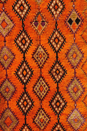 Carpets for sale in the souks, Marrakech