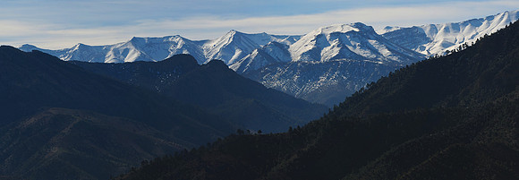 M'Goun in the Central High Atlas Mountains, seen from the north
