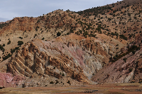 Along the  Arous River in the Central High Atlas Mountains