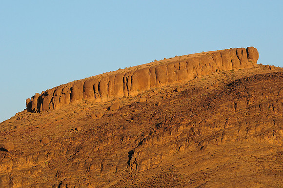 Sunrise west of Bab n'Ali, Jebel Sahro