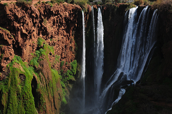 Ouzoud Falls in the Western High Atlas Mountains