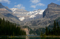 Mount Lefroy and Glacier Peak from Lake O'Hara