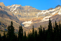 Sunset on Mount Lefroy from Lake O'Hara