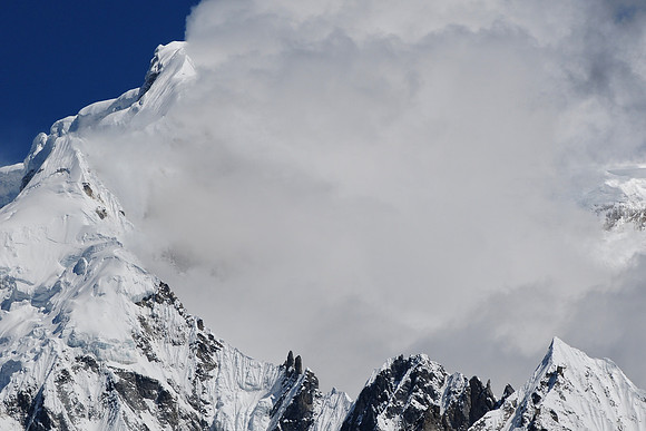 One of the ridges of Gangchen Singye (Table Mountain)