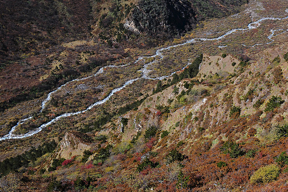The river valley southeast of Thanza