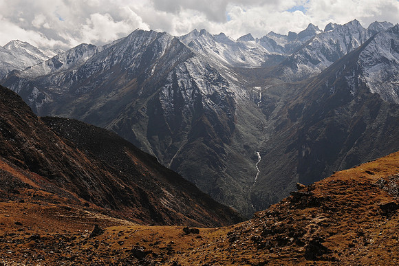 Looking south en route from Saga La to Warthang La