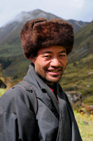 Bhutanese man at Robluthang