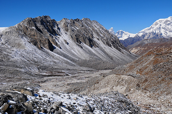 Looking back toward Djundje on the approach to Tsorim lake