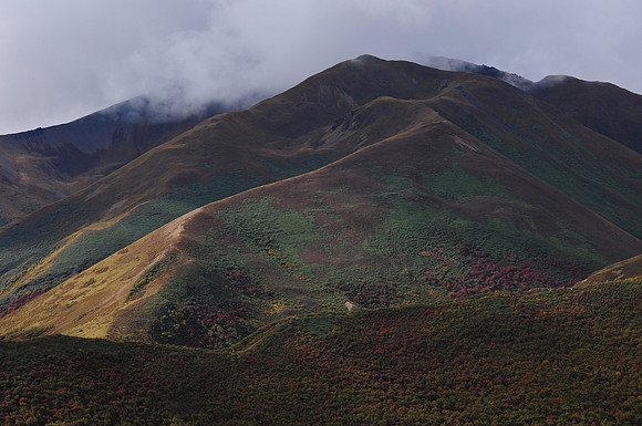 Mountains near Lingshi