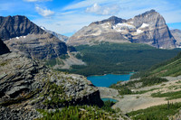Odaray Mountain and Lake O'Hara from the Huber Ledges, Lake O'Hara Alpine Circuit