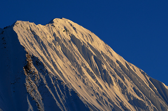 Sunset on the ridge above Tsorim lake