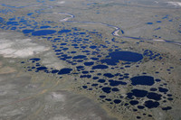 Aerial view of Banks Island