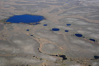 Aerial view of Banks Island