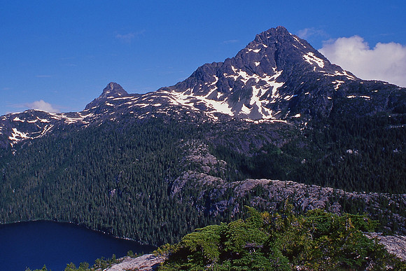 The Golden Hinde from Burman Ridge, Strathcona Provincial Park