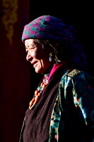 A harvest festival spectator at  the gompa just east of Chhokang Paro