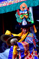 A harvest festival dancer at  the gompa just east of Chhokang Paro