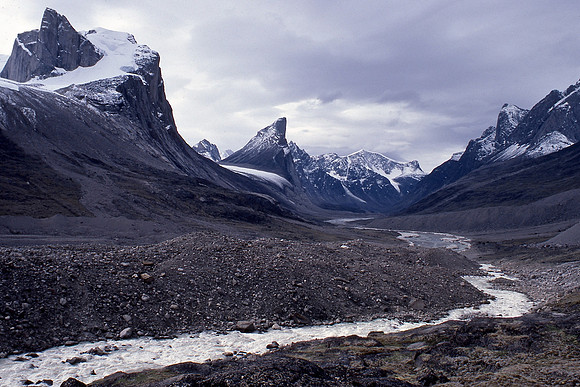 Breidablik Peak and Thor Peak, Auyuittuq National Park