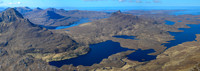 Cul Beag, Loch an Doire Dhuibh and Stac Pollaidh from the summit of Creag nan Calman (Cul Mor's south peak)