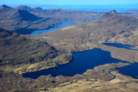 Loch an Doire Dhuibh and Stac Pollaidh from the summit of Creag nan Calman (Cul Mor's south peak)