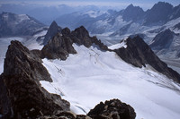 Looking south from the summit of Claw Peak