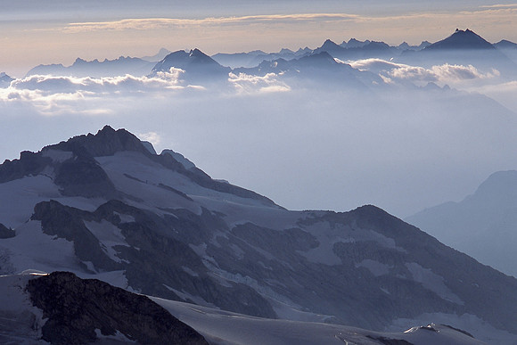 Looking northeast from Dragonback Peak