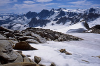 Looking down the Tellot Glacier from Heartstone Peak