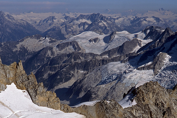 Looking east from the summit of Claw Peak