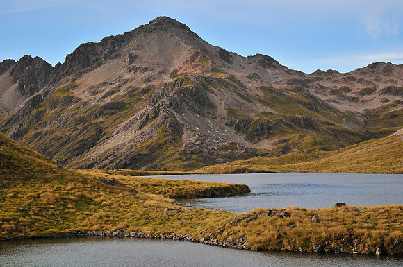 Mount Angelus and Lake Angelus, Nelson Lakes National Park