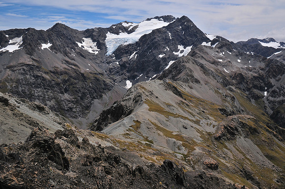Mount Rolleston from the summit of Avalanche Peak, Arthur's Pass National Park