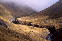 Looking down Snowy Creek from the Rees Saddle, Rees-Dart Track