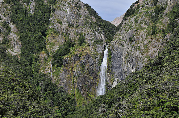 Devil's Punchbowl Falls from Scotts Track, Arthur's Pass National Park